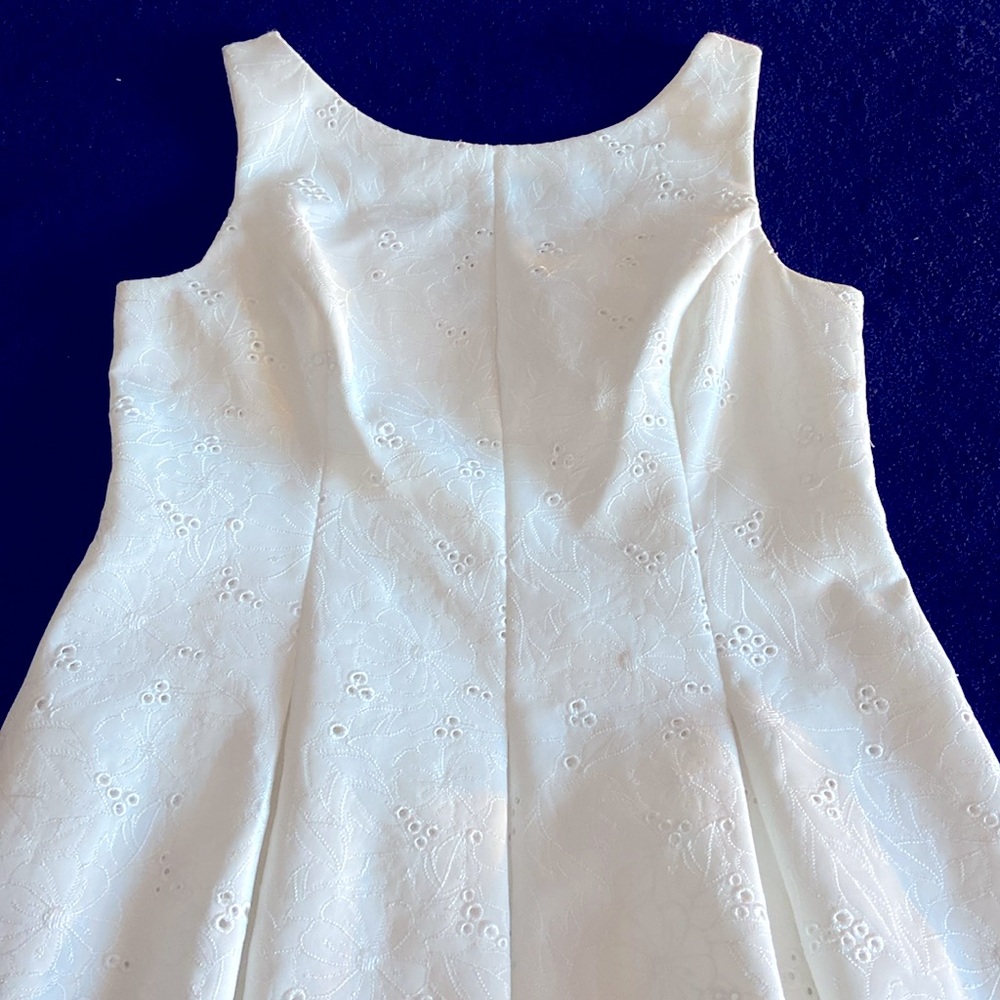 Eliza J Eyelet A-Line Dress